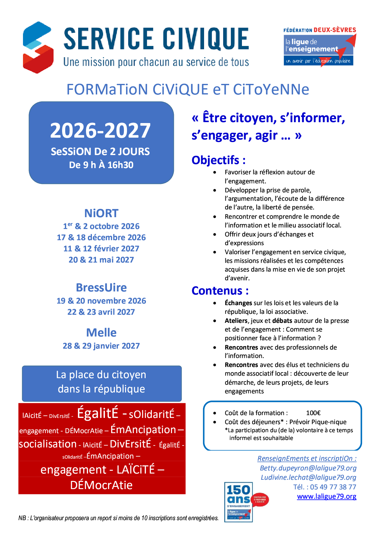 SCV FormationFCC 20262027
